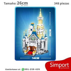 Mini Castillo Mickey, Minnie, Donald - 348 piezas