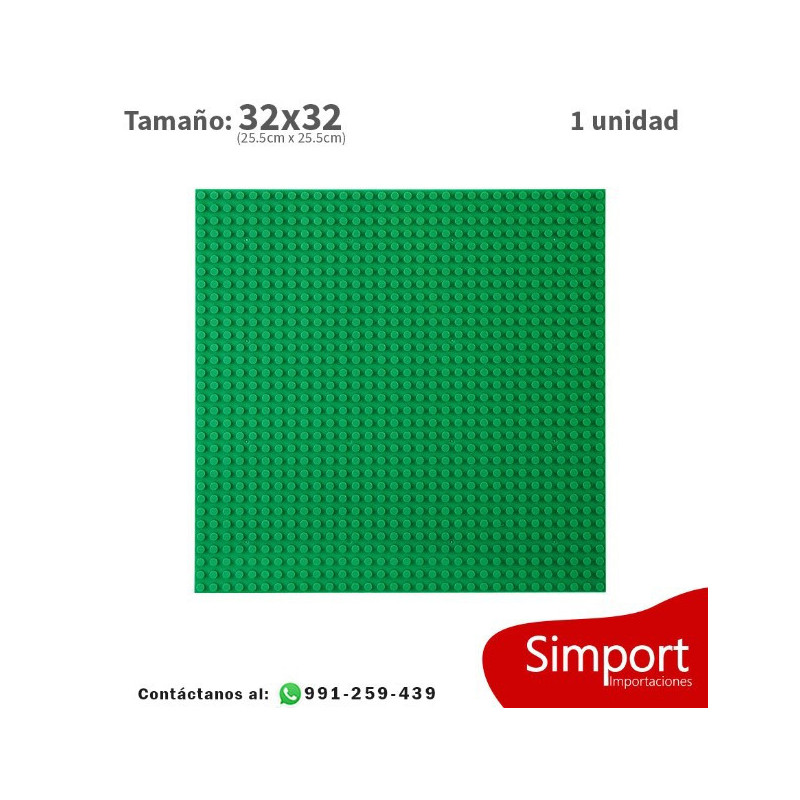 Plancha 32 x 32 bloque alternativo  Green