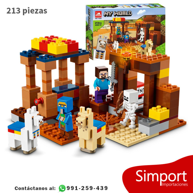 El puesto comercial andino  - Minecraft  - 213 Piezas