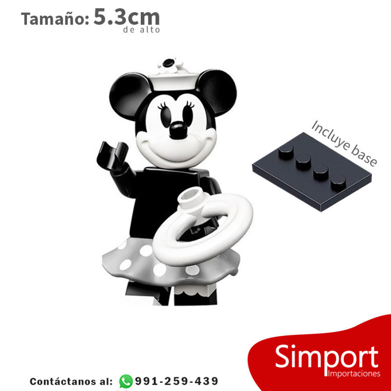 Minnie Mouse B/W  - Minifigura