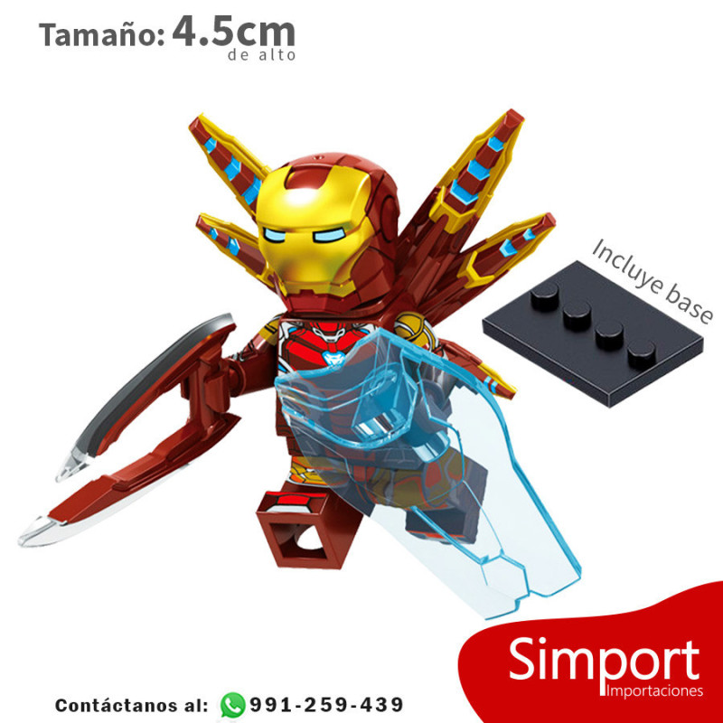 Iron Man Mark L - v2 - Marvel - Minifigura Iron Man Mark L - v2 - Marvel - Minifigura