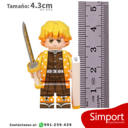 Zenitsu Agatsuma - Demon Slayer - Minifigura