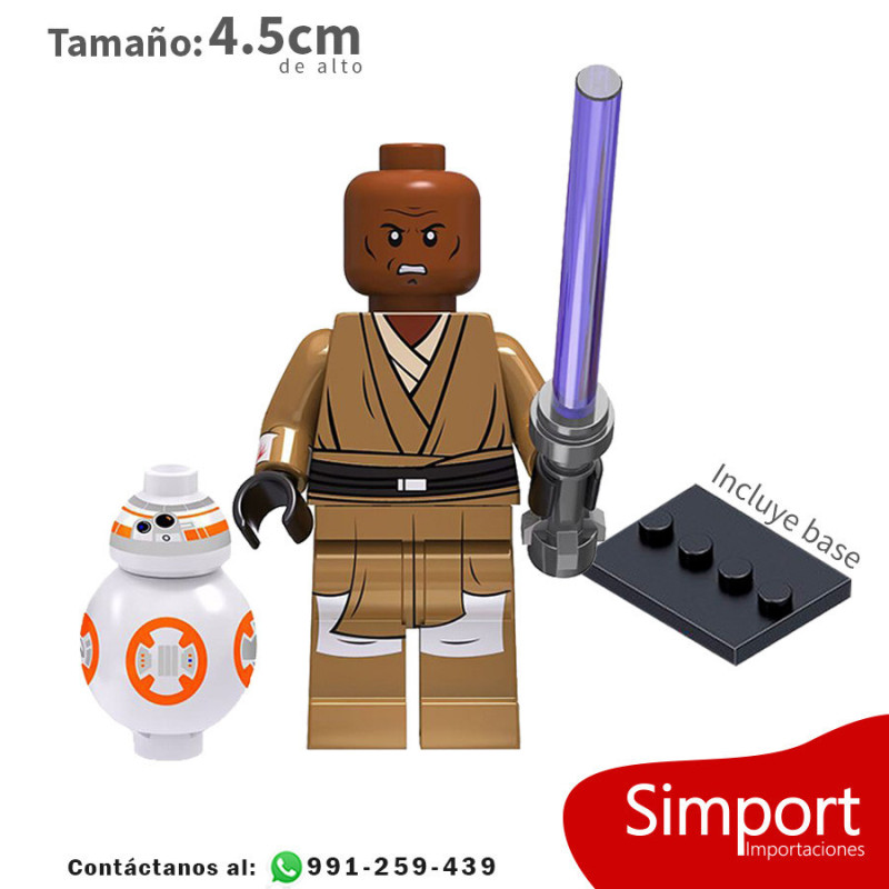 Maestro Mace Windu v2 - Star Wars - Minifigura Maestro Mace Windu v2 - Star Wars - Minifigura