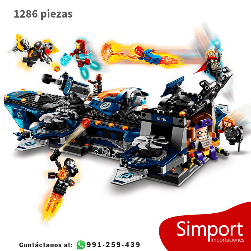 Lego Shield Helicarrier Helitransporte De Los Vengadores Lego Nave