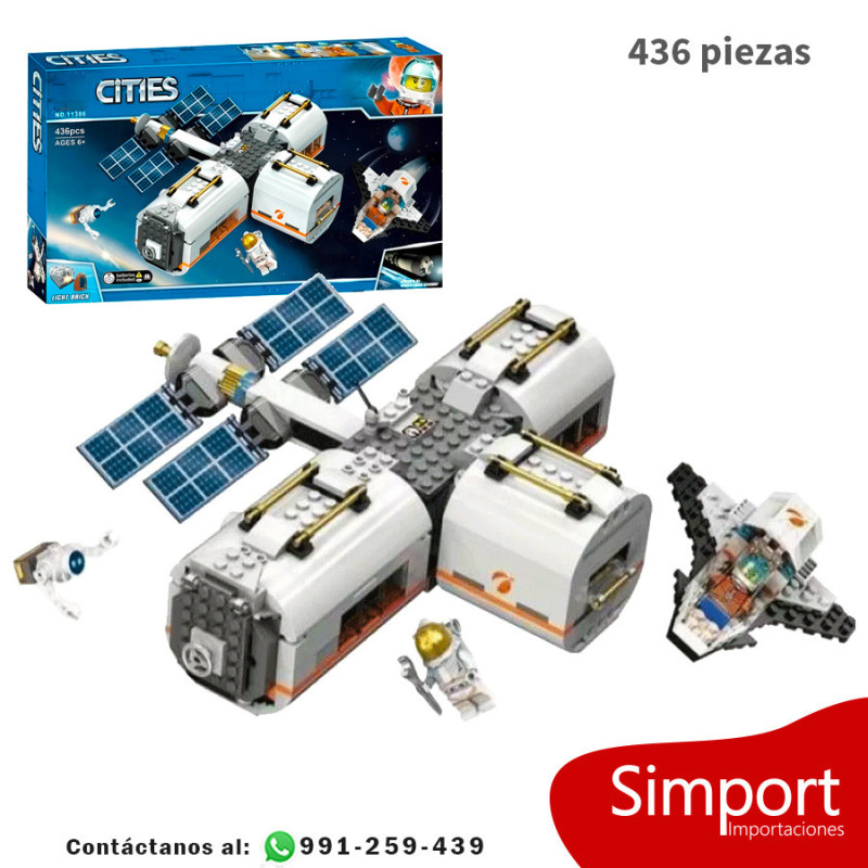 Estación Espacial Lunar - Cities  - 436 Piezas