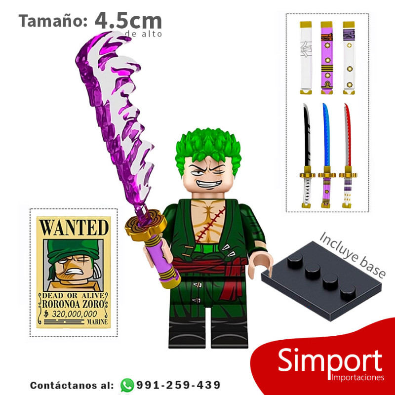 Zoro V3 - One Piece - Minifigura