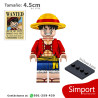 Monkey D Luffy v4- One Piece - Minifigura