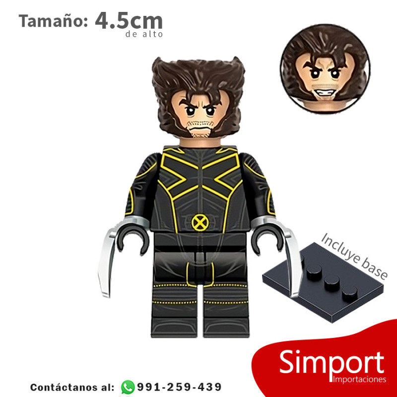 Wolverine traje negro - Marvel - Minifigura