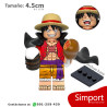 Monkey D Luffy cape negra - One Piece - Minifigura
