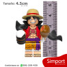 Monkey D Luffy cape negra - One Piece - Minifigura