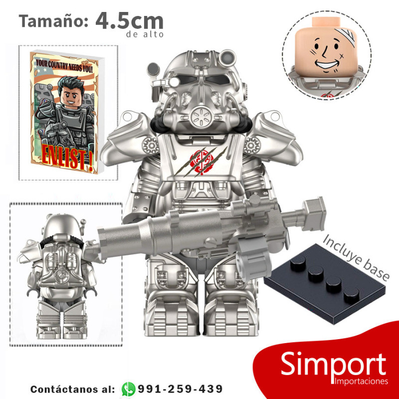 Servoarmadura T-60 - Fallout - Minifigura