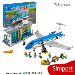 Terminal aeropuerto de pasajeros - 718 Piezas - City