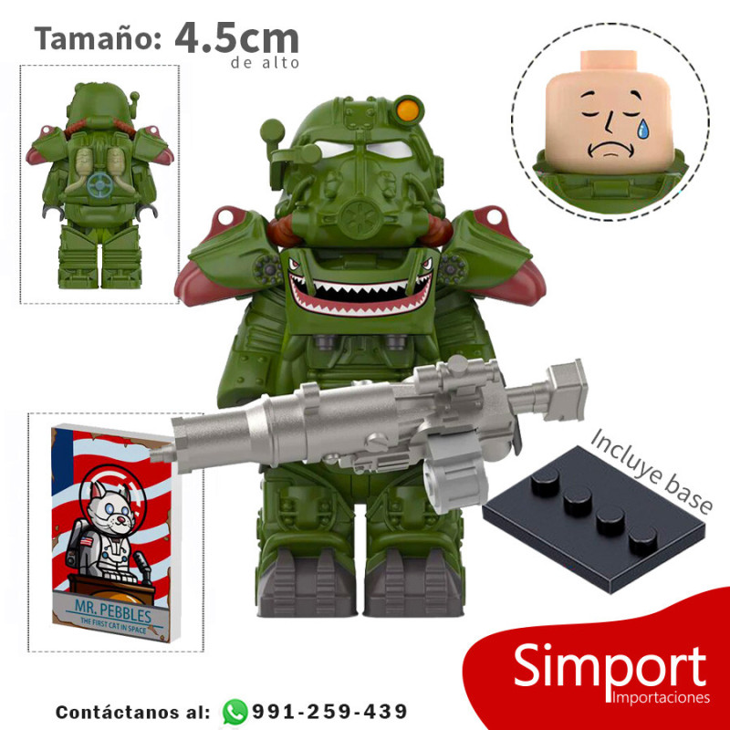 Servoarmadura T-60 v2 - Fallout - Minifigura