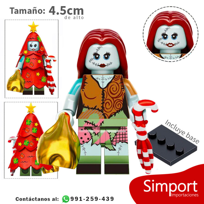 Sally y traje arbol - Navideño - Minifigura