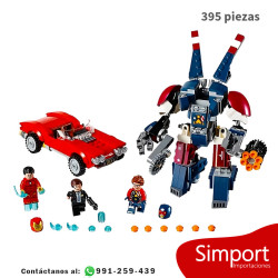 Iron Man el ataque de Acero de Detroit - 395 Piezas - Marvel