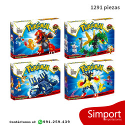 Pokemon - 1291 Piezas - Pokemon