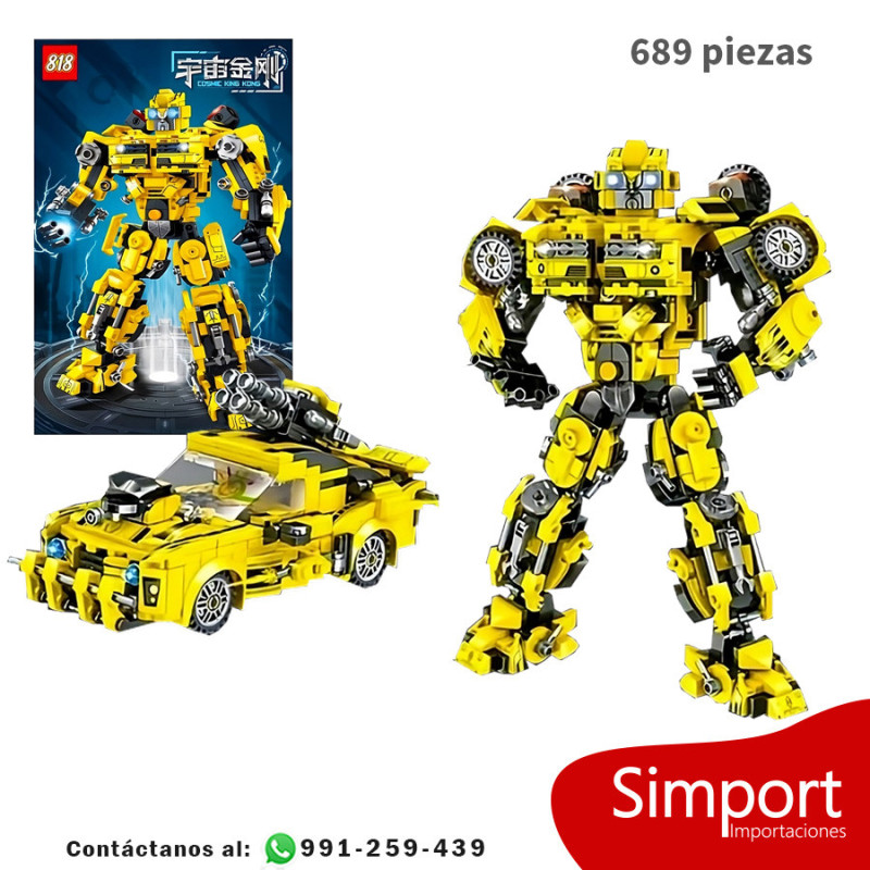 2 en 1 Bumbublee - 689 Piezas - Transformers 2 en 1 Bumbublee - 689 Piezas - Transformers