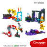 Mundo Minecraft Modelo A - 584 Piezas - Minecraft