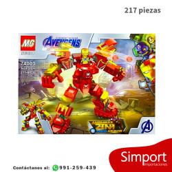 Armadura Iron Man - 217 Piezas - Marvel
