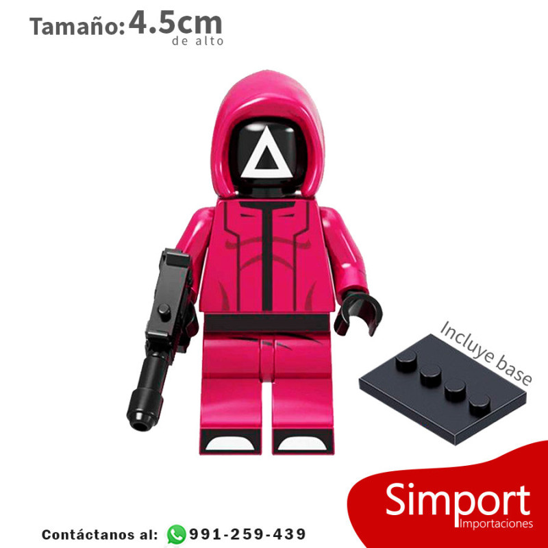 Guardia Triángulo - Squid Game - Minifigura
