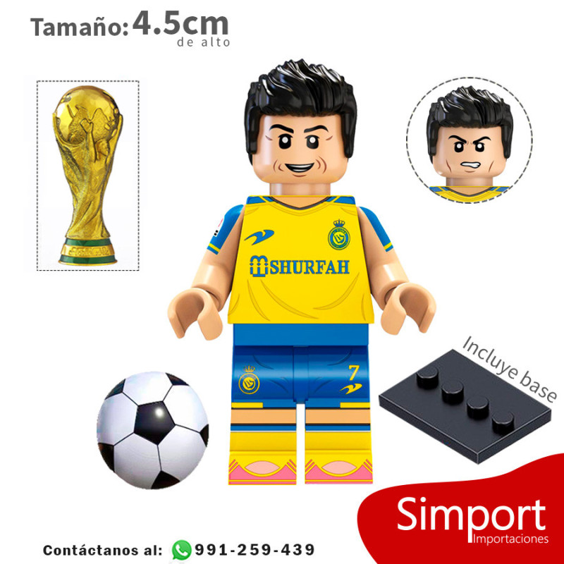 Cristiano Ronaldo - Al-Nassr FC del 2024 - Futbol - Minifigura Cristiano Ronaldo - Al-Nassr FC del 2024 - Futbol - Minifigura