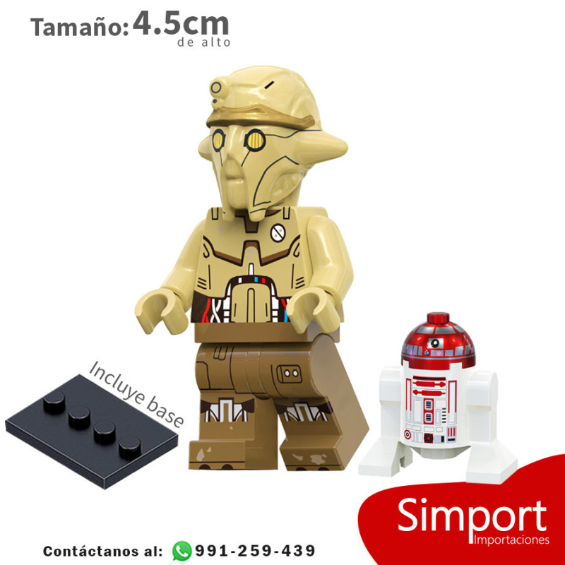 Huyang - Profesor droide arquitecto Mark IV v2 - Star Wars - Minifigura Huyang - Profesor droide arquitecto Mark IV v2 - Star Wars - Minifigura
