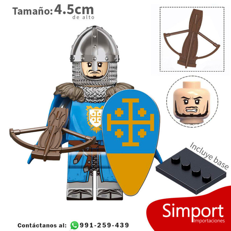 Caballero de Jerusalén v2 - Soldados - Minifigura