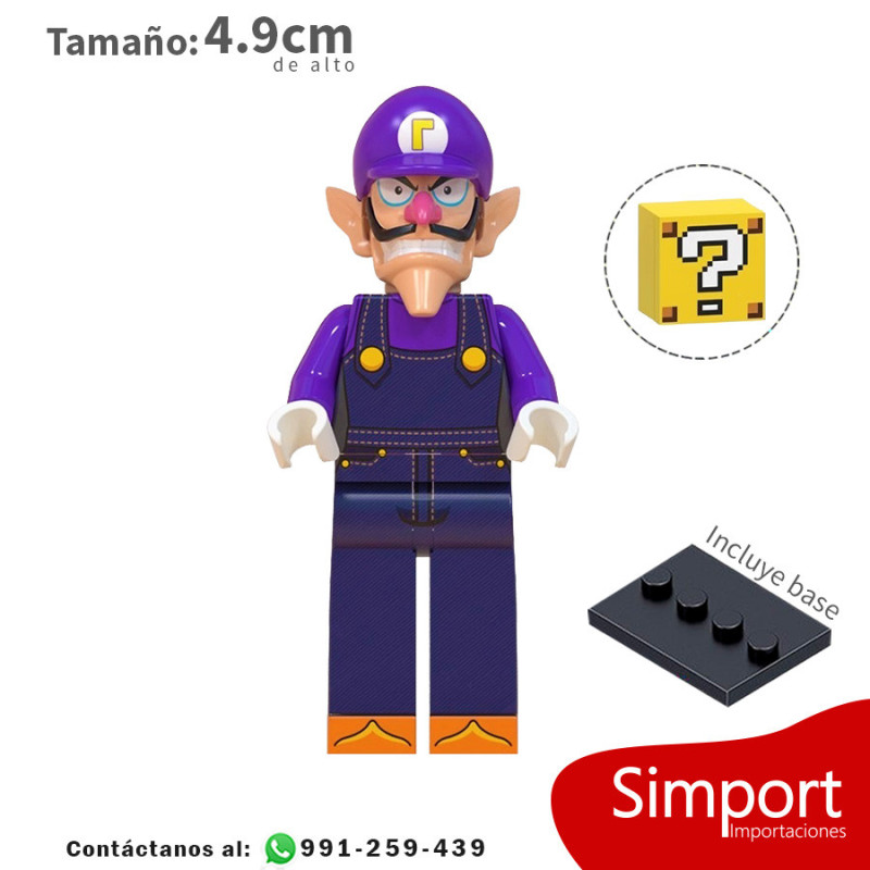 Waluigi - Nintendo - Minifigura