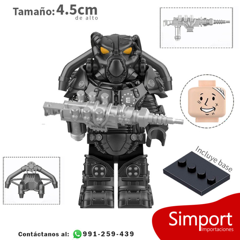Servoarmadura X-01 v2 - Fallout - Minifigura