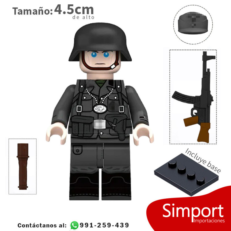 Soldado Aleman ocuapcion Dinamarca - WWII - Soldados - Minifigura