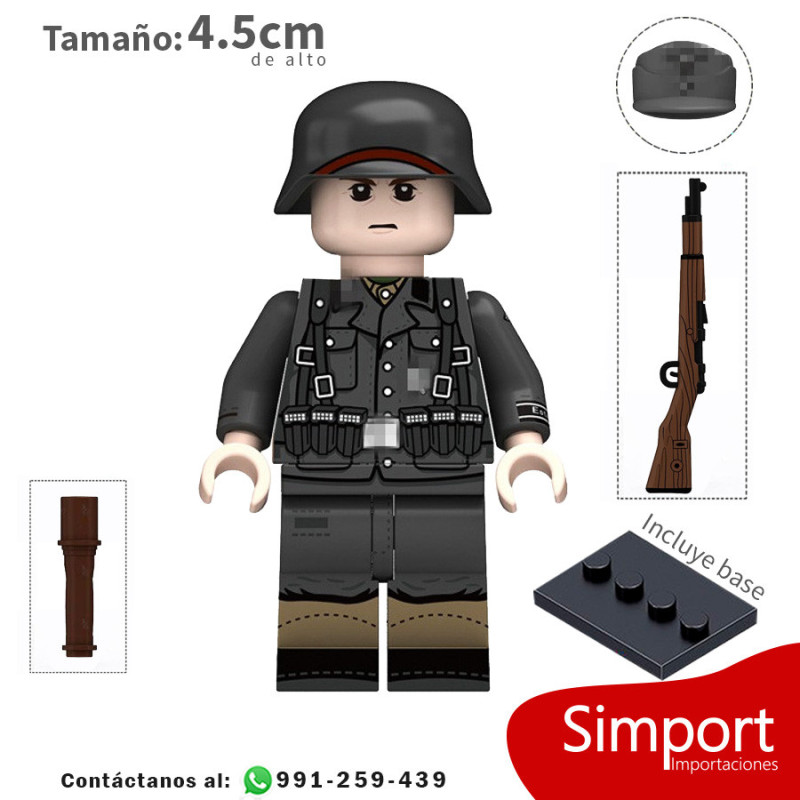 Soldado Aleman ocuapcion Estonia - WWII - Soldados - Minifigura