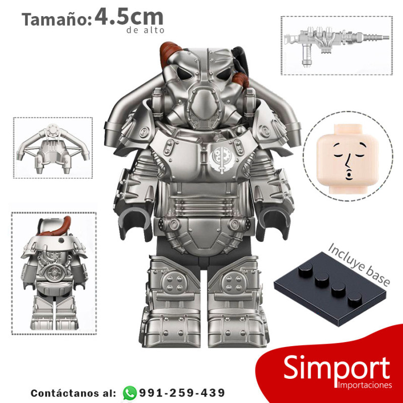Servoarmadura X-01 v3 - Fallout - Minifigura