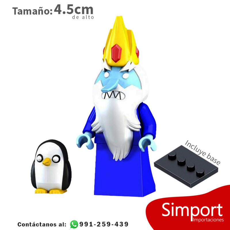 Rey Helado y Gunter - Hora de Aventura - Minifigura Rey Helado y Gunter - Hora de Aventura - Minifigura