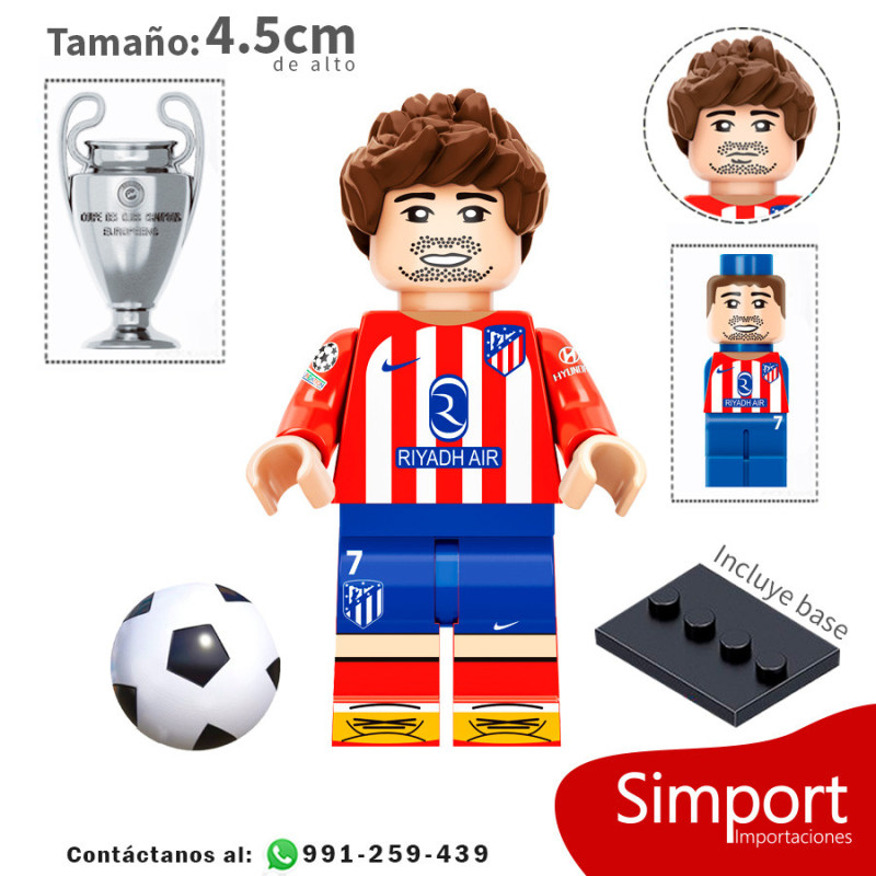 Antoine Griezmann - Club atlético de madrid de 2023 - Futbol - Minifigura