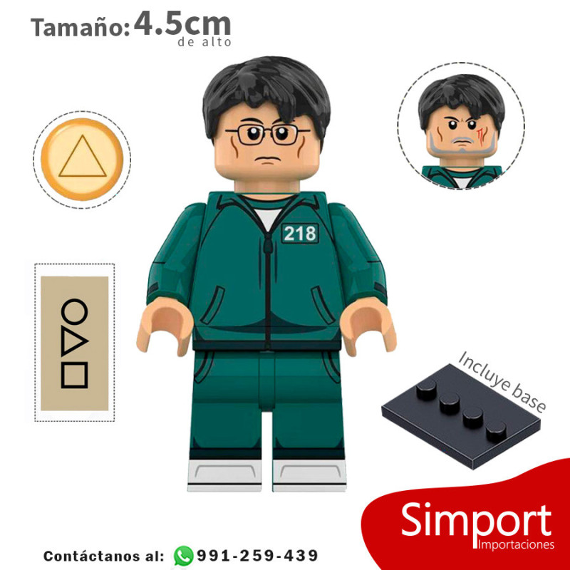 Cho Sang-woo Jugador 218 - Squid Game - Minifigura