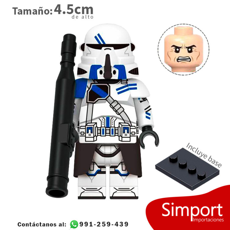 Airborne Trooper - 501st Legion Clone Trooper - Star Wars - Minifigura