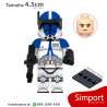 Clone trooper v2 - 501st Legion Clone Trooper - Star Wars - Minifigura