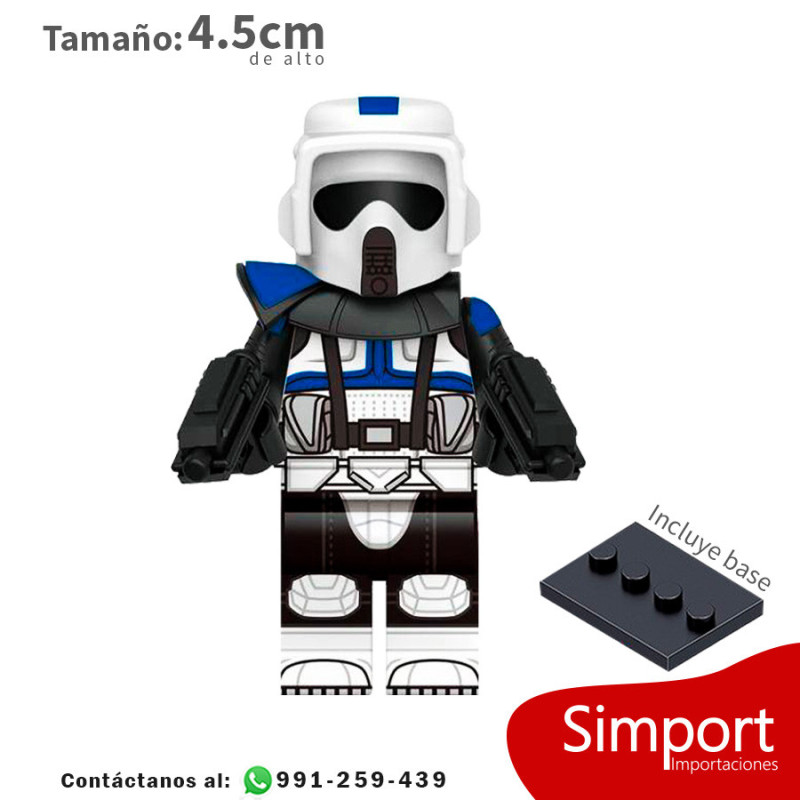 Scout Troopers - 501st Legion Clone Trooper - Star Wars - Minifigura