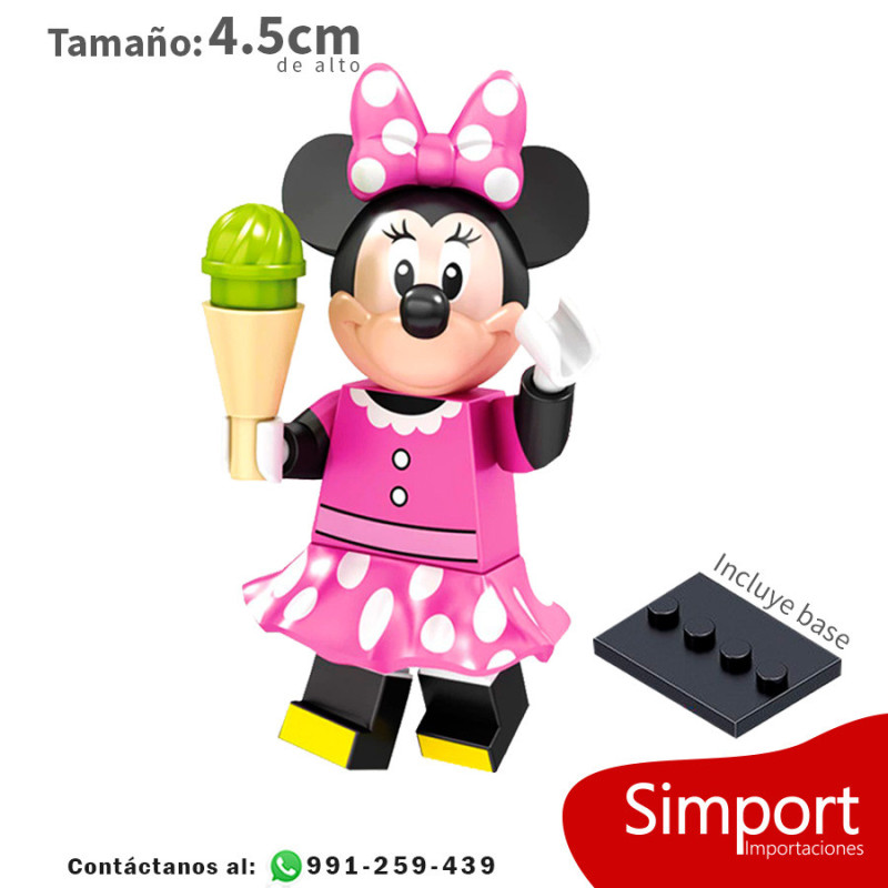 Minnie traje rosado - Disney - Minifigura