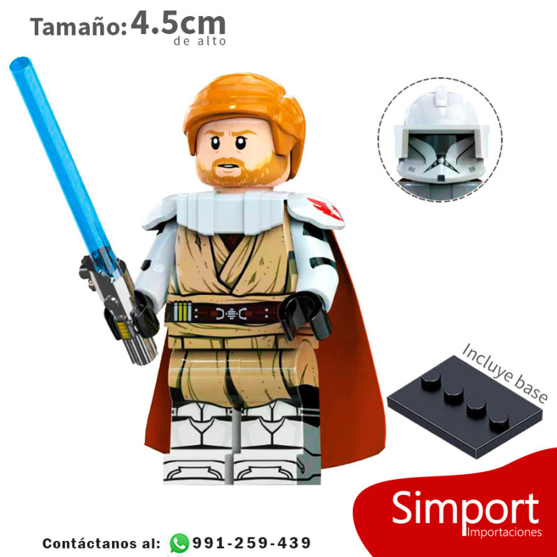 Obi Wan Kenobi Clone Wars v2 - Star Wars - Minifigura