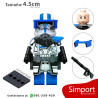 Soldado Clone v7 - 501th Legion Clone - Star Wars - Minifigura