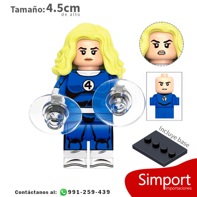 Mujer invisible v2 - Los 4 Fantásticos - Marvel  - Minifigura