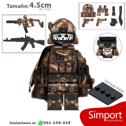 Fuerzas especiales Comandante v2 - Soldados - Minifigura