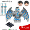 Batman Hellbat Plata Azul - DC Comics - Minifigura
