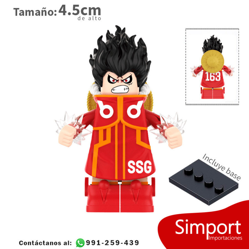 Luffy traje futurista - One Piece - Minifigura