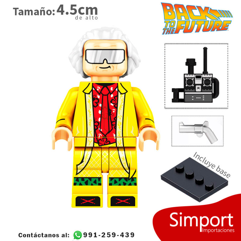 Doc - Emmett Brown - Volver al Futuro - Minifigura