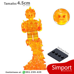 Antorcha Humana v3 - Los 4 Fantásticos - Marvel  - Minifigura