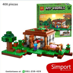 Casa bosque - 408 piezas - Minecraft